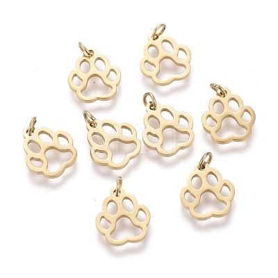 Ion Plating(IP) 304 Stainless Steel Pet Charms STAS-H100-26G-1