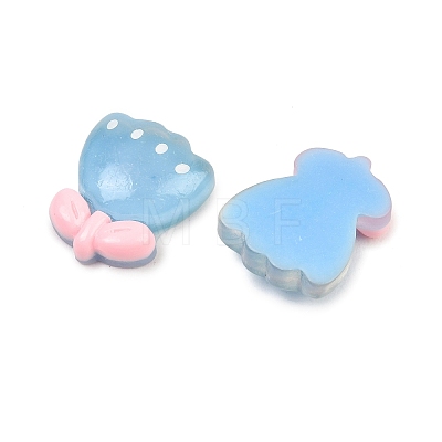 Translucent Resin Cabochons RESI-XCP0002-67A-1