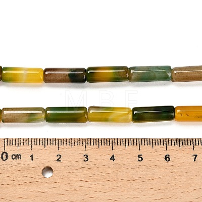 Dyed Natural Agate Beads Strands G-G203-01C-1