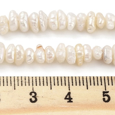 Natural Keshi Pearl Cultured Freshwater Pearl Beads Strands PEAR-C003-31B-1