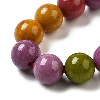 Dyed Natural Malaysia Jade Beads Strands G-G021-02C-14-1