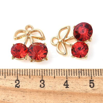 Alloy Rhinestone Pendants PALLOY-E775-22G-02-1