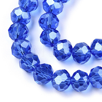 Electroplate Glass Beads Strands EGLA-A034-T1mm-A32-1