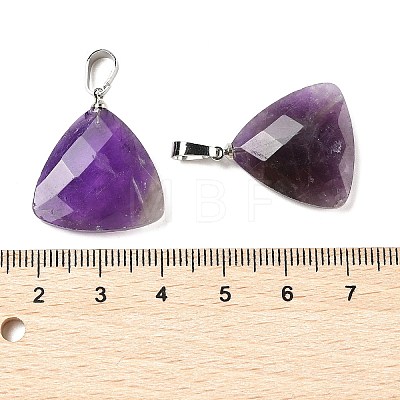 Natural Amethyst Pendants G-L614-D04-P01-1