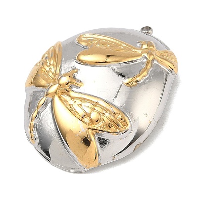 Two Tone 304 Stainless Steel Pendants STAS-K322-18A-GP-1