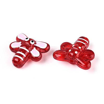 Handmade Lampwork Enamel Beads LAMP-T023-26E-1