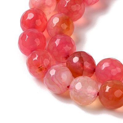 Dyed & Heated Natural Dragon Veins Agate Beads Strands G-P539-A01-04-1