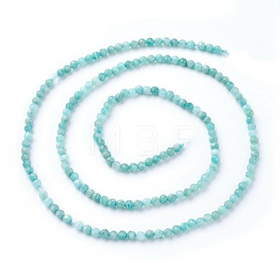 Natural Amazonite Beads Strands X-G-F619-26-2mm-1