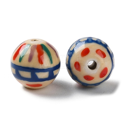 Handmade Porcelain Beads PORC-G011-07D-1