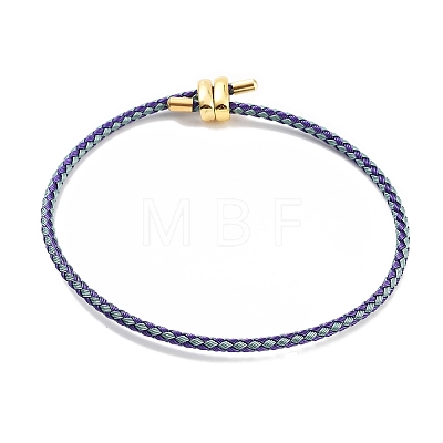 Braided Steel Wire Bracelets Making BJEW-H610-02G-04-1