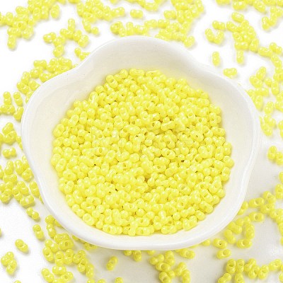 Baking Paint Glass Seed Beads SEED-A033-04I-1
