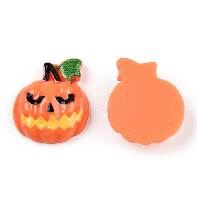 Halloween Opaque Resin Cabochons RESI-T055-05-1
