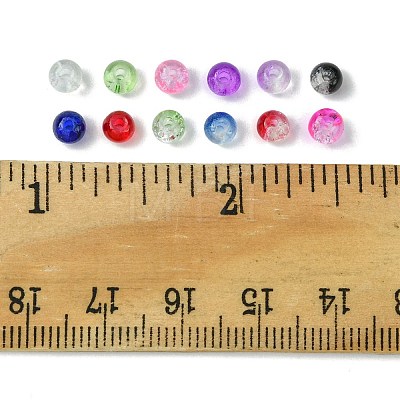 12 Colors Transparent Baking Painted Crackle Glass Beads CCG-FS0001-02A-1