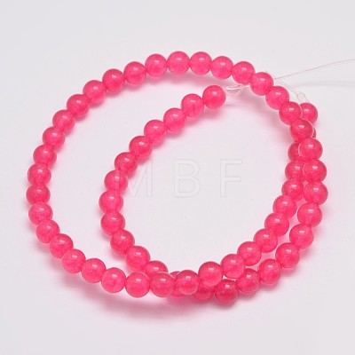 Natural & Dyed Malaysia Jade Bead Strands G-A146-6mm-A14-1