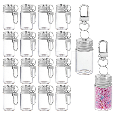 40Pcs Glass Home Storage Bottles AJEW-OC0015-48P-1