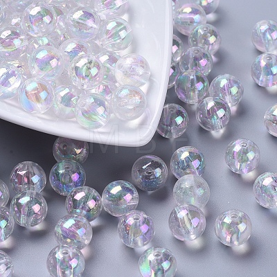 Eco-Friendly Transparent Acrylic Beads LS-PL736-2-1