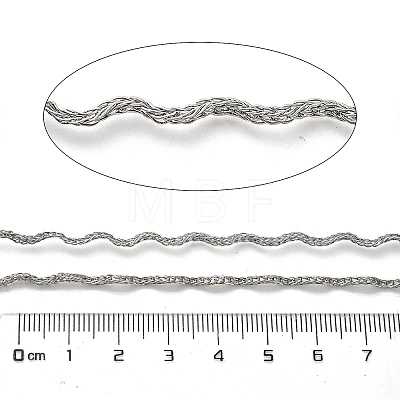 304 Stainless Steel Twisted Rope Chains CHS-A016-54P-A-1