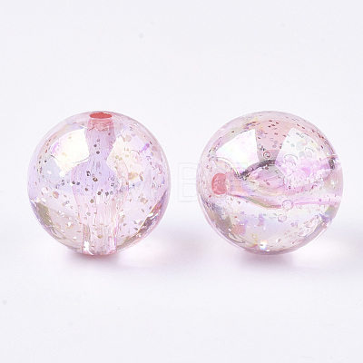 Transparent Acrylic Beads TACR-T006-01A-09-1