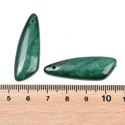 Natural Malachite Pendants G-B187-01A-04-1