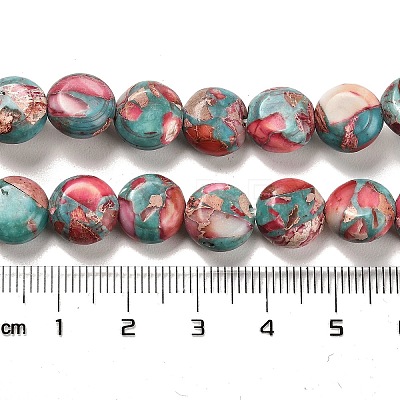 Synthetic Regalite/Imperial Jasper/Sea Sediment Jasper Beads Strands G-F765-M01-01-1