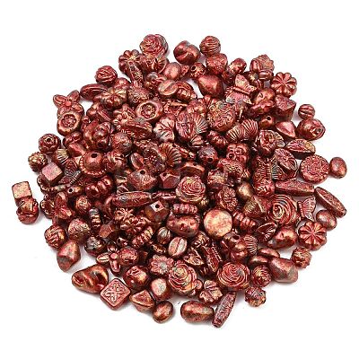 Antiqued Acrylic Beads AC-CBAAA05-01I-1