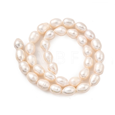 Natural Cultured Freshwater Pearl Beads Strands PEAR-I007-01E-06A-1