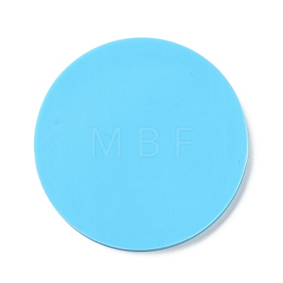 DIY Mother's Day Theme Flat Round with Sunflower Pendant Silicone Molds SIMO-H010-03-1