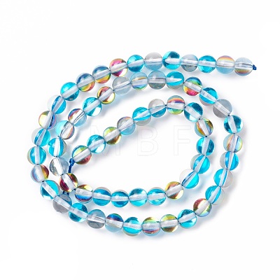 Synthetic Moonstone Beads Strands G-E573-02A-02-1