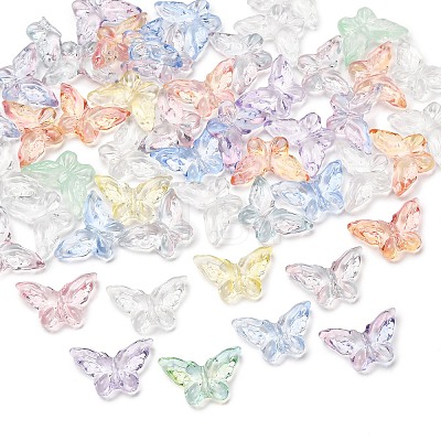 Baking Paint Transparent Glass Beads GL-CBA2BB1-04-1