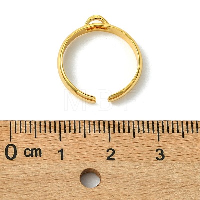 SHEGRACE Adjustable Brass Ring Components XGR0088G-132G-1