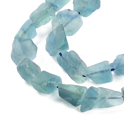 Raw Rough Natural Fluorite Beads Strands G-G116-B03-01-1