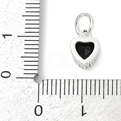 Brass Micro Pave Cubic Zirconia Pendants LS-KK-H204-01S-04-1
