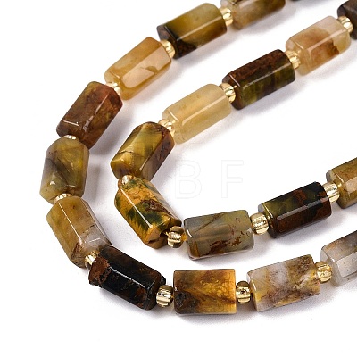Natural Tiger Quartz Beads Strands G-Q608-25-1