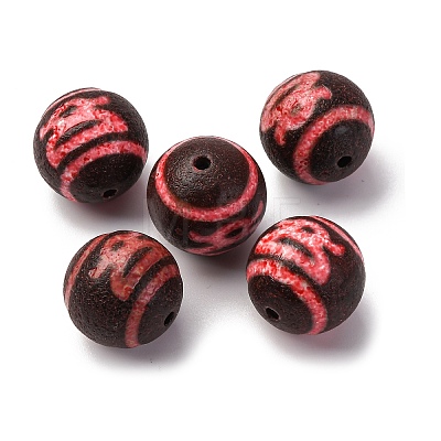 Tibetan Style dZi Beads TDZI-NH0001-D01-01A-1