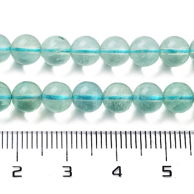 Natural Blue Fluorite Beads Strands G-E112-6mm-2-1