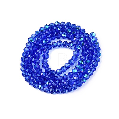 Electroplate Glass Beads Strands EGLA-A044-T4mm-L31-1