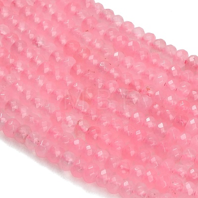 Dyed Natural White Jade Beads Strands GG-CBAF9EE-A06-3x4mm-1