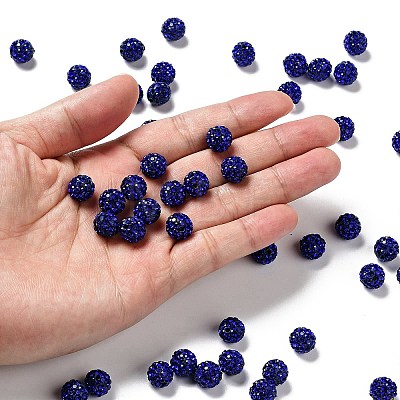 Pave Disco Ball Beads RB-A130-10mm-10-1