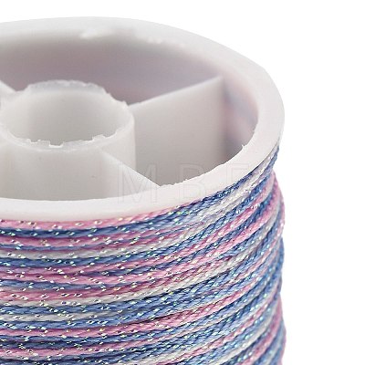 12 Rolls 12 Colors Polyester Cord OCOR-L046-B01-1