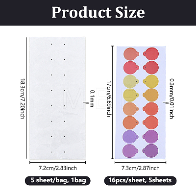1Bag PVC Plastic Stickers DIY-NB0015-95-1