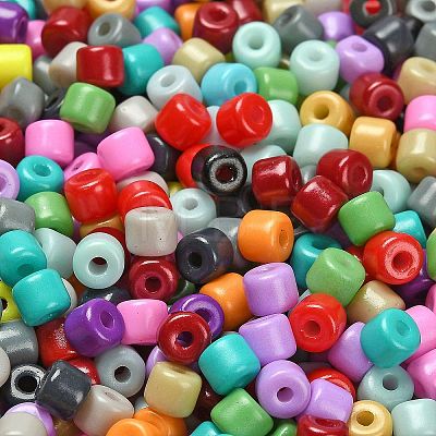 Baking Paint Pearlized Glass Seed Beads SEED-C001-04A-13-1