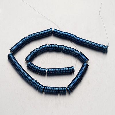 Electroplate Non-magnetic Synthetic Hematite Beads Strands G-F300-17C-05-1