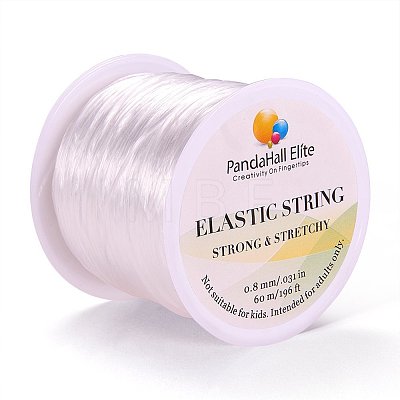Flat Elastic Crystal String EW-PH0001-0.8mm-01-1