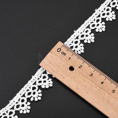 Lace Trim Nylon Ribbon for Jewelry Making ORIB-F001-24-1