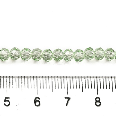 Transparent Baking Paint Glass Beads Strands DGLA-A034-T4mm-D10-1