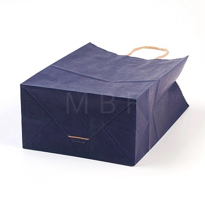 Pure Color Kraft Paper Bags AJEW-G019-09C-1