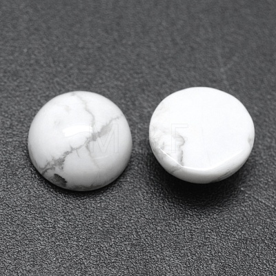 Synthetic Howlite Cabochons G-E492-H-12-1