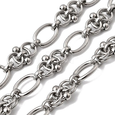 304 Stainless Steel Oval Link Chains CHS-Z007-03P-1