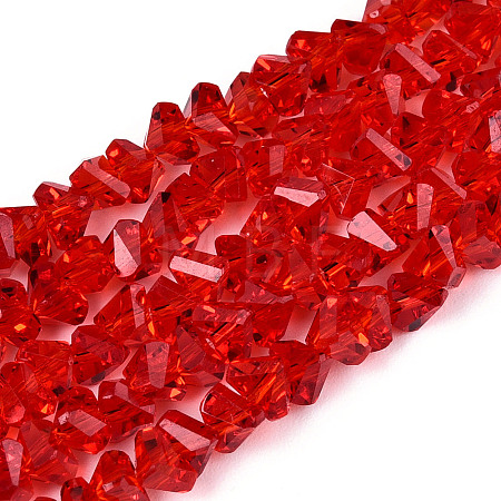 Transparent Glass Beads Strands GLAA-N018-4mm-06-1