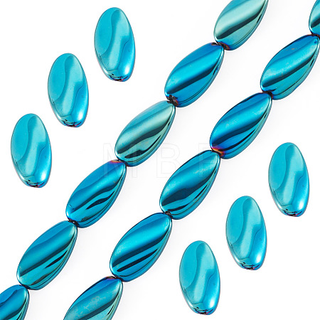 1Strand Electroplate Transparent Glass Beads Strands EGLA-TADJ0001-20G-1